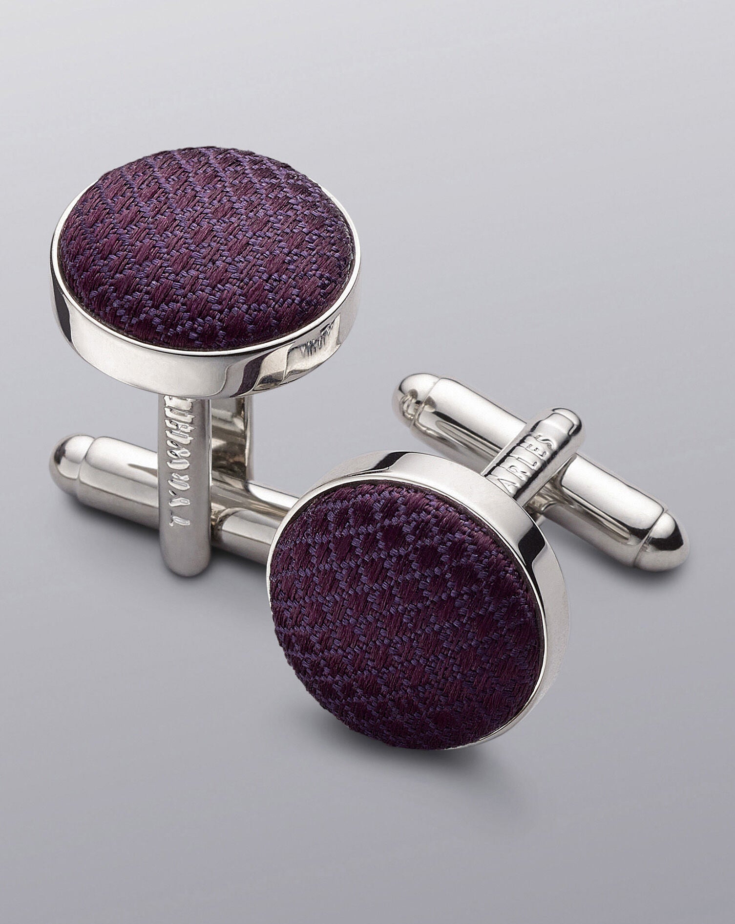 Blackberry Purple Silk Cufflink Charles Tyrwhitt Pakistan