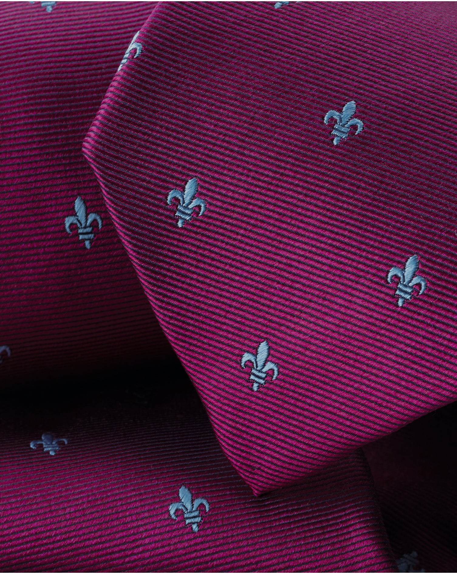 Cravate Charles Tyrwhitt - 100% Soie - Motif Rayures Et Fleurs - Blanc - Neuve Sans étiquette