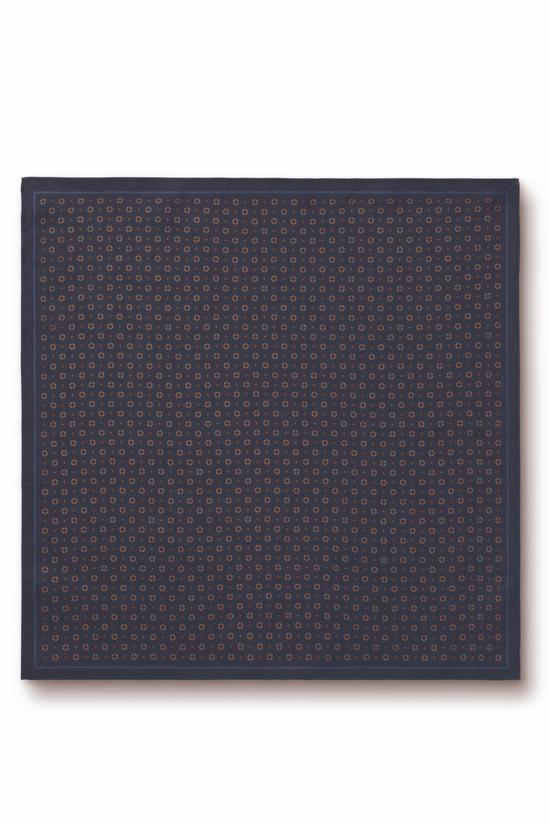 Navy Geo Print Silk Pocket Square Charles Tyrwhitt Pakistan