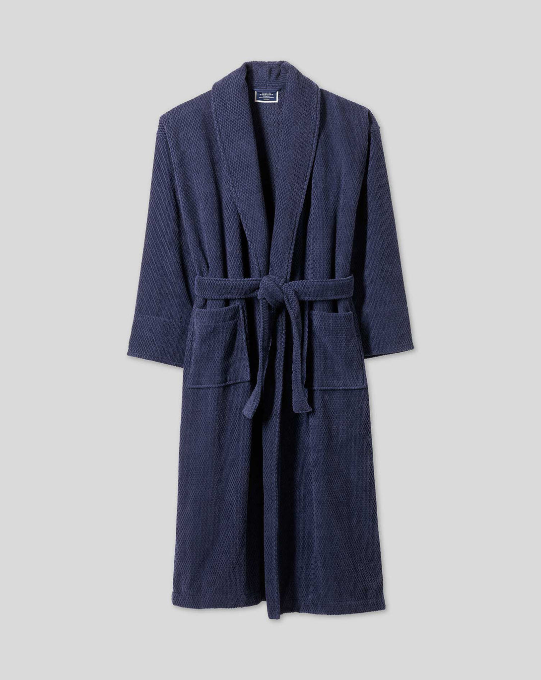 French Blue Waffle Bath Robe – Charles Tyrwhitt Pakistan