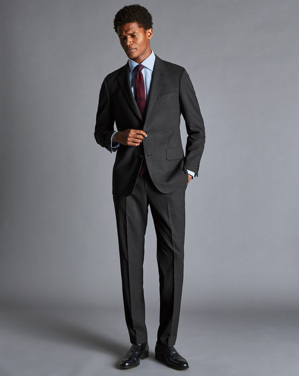 Charcoal Grey Slim Fit Ultimate Performance Suit Jacket